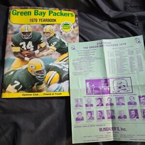 1969 Green Bay Packers Yearbook W Insert
